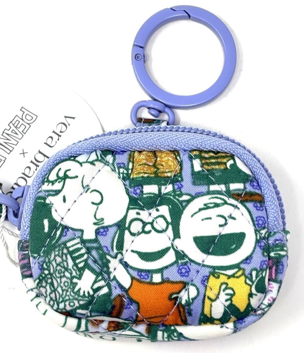 Vera Bradley Peanuts Pals Bag Charm for Airpods Marcy Snoopy Charlie Brwn NWOT
